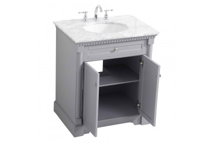 Elegant™ VF53030GR Bathroom Vanity - Gray, L 30"