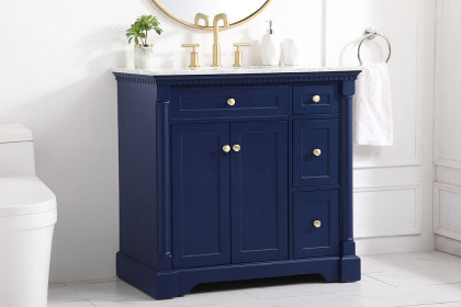 Elegant™ VF53036BL Bathroom Vanity - Blue, L 36"