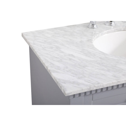 Elegant Bathroom Vanity - Gray, L 36" (VF53036GR)