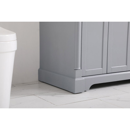Elegant Bathroom Vanity - Gray, L 36" (VF53036GR)