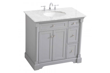 Elegant™ VF53036GR Bathroom Vanity - Gray, L 36"