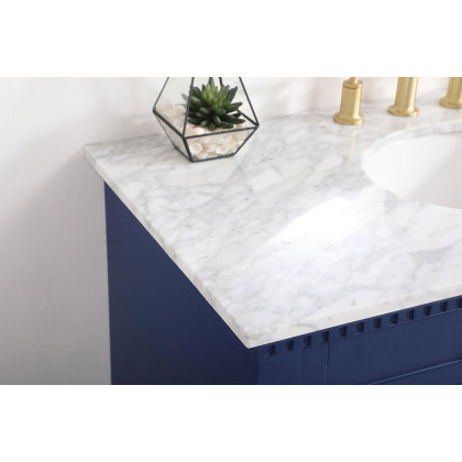 Elegant Bathroom Vanity - Blue, L 42" (VF53042BL)