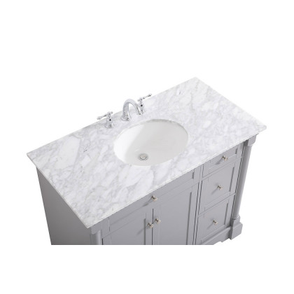 Elegant Bathroom Vanity - Gray, L 42" (VF53042GR)