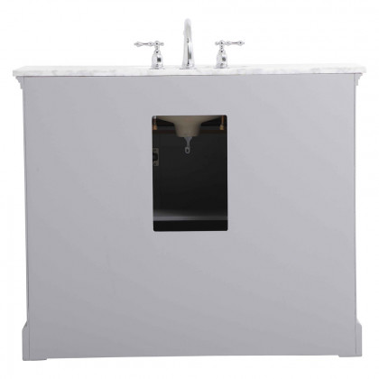 Elegant Bathroom Vanity - Gray, L 42" (VF53042GR)
