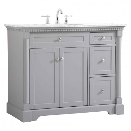 Elegant Bathroom Vanity - Gray, L 42" (VF53042GR)