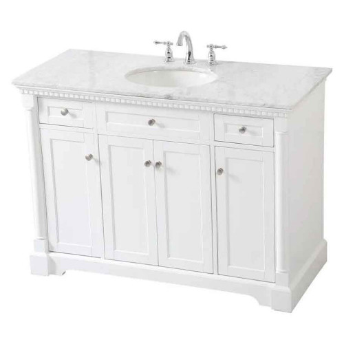 Elegant Bathroom Vanity - White (VF53048WH)