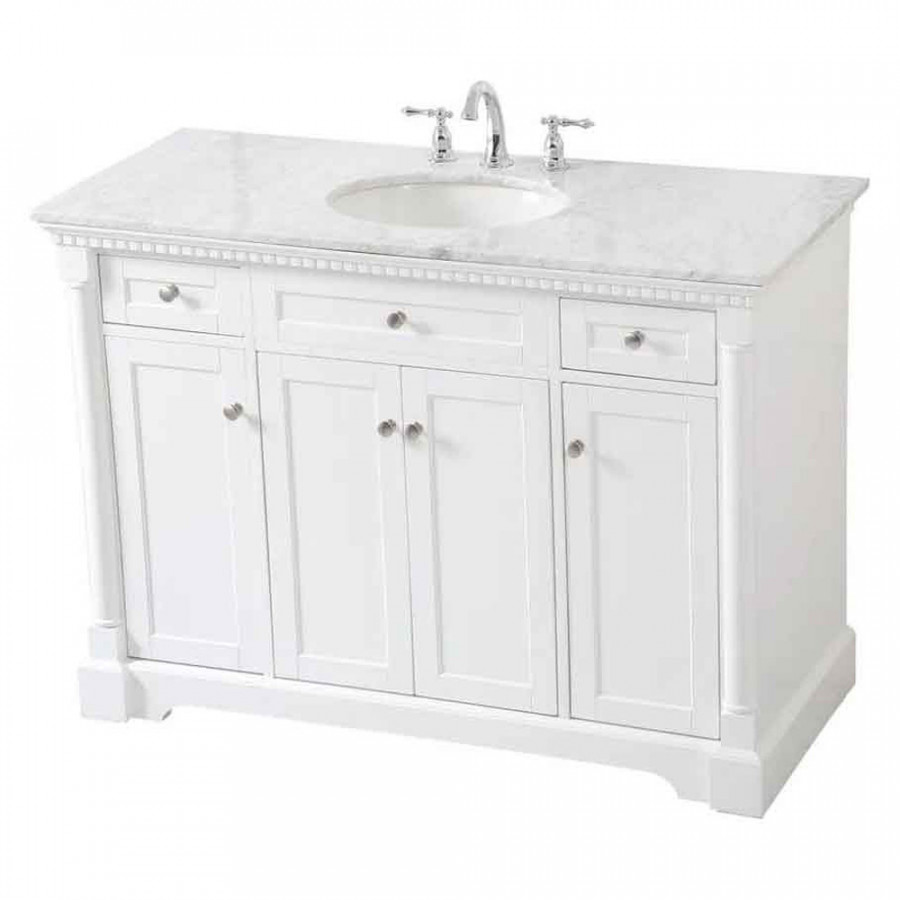 Elegant Bathroom Vanity - White (VF53048WH)