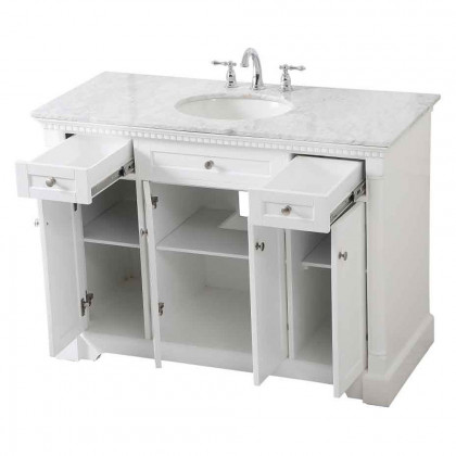 Elegant Bathroom Vanity - White (VF53048WH)