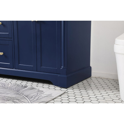 Elegant Bathroom Vanity - Blue, L 60" (VF53060DBL)