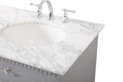 Elegant™ VF53060DGR Bathroom Vanity - Gray, L 60"