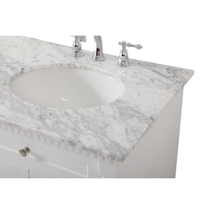 Elegant Bathroom Vanity - White, L 60" (VF53060DWH)