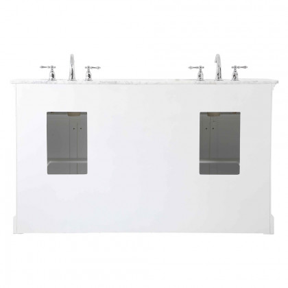 Elegant Bathroom Vanity - White, L 60" (VF53060DWH)