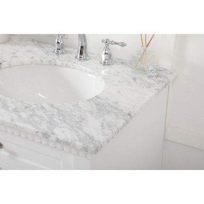 Elegant Bathroom Vanity - White, L 60" (VF53060DWH)
