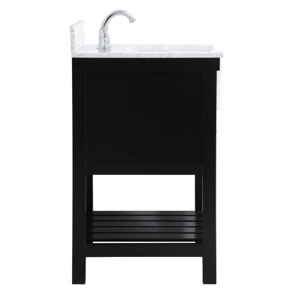 Elegant Bathroom Vanity - Black (VF60130BK-BS)