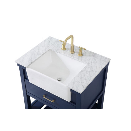 Elegant Bathroom Vanity - Blue (VF60130BL)