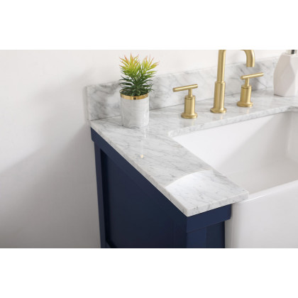Elegant Bathroom Vanity - Blue (VF60130BL-BS)