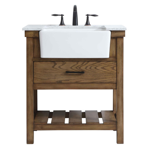 Elegant Bathroom Vanity - Driftwood (VF60130DW)