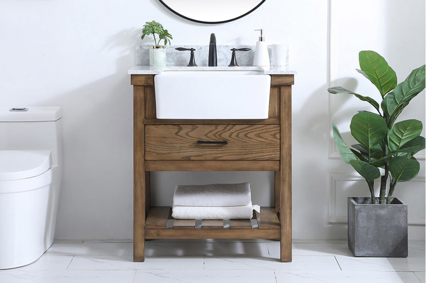 Elegant™ VF60130DW-BS Bathroom Vanity - Driftwood