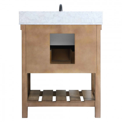 Elegant Bathroom Vanity - Driftwood (VF60130DW-BS)