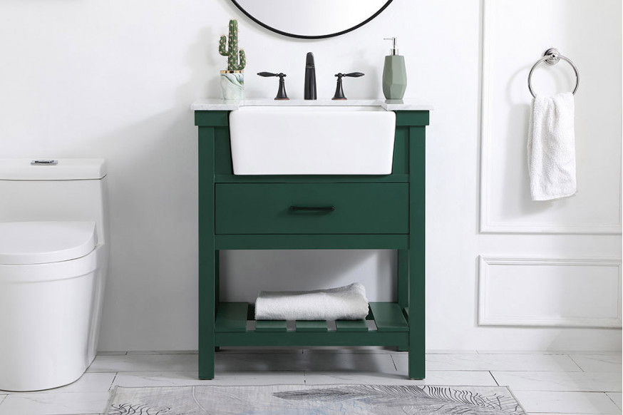 Elegant™ VF60130GN Bathroom Vanity - Green