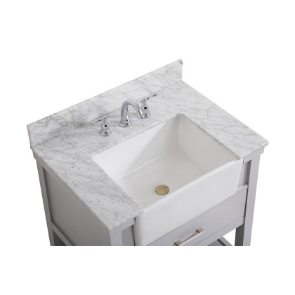Elegant Bathroom Vanity - Gray (VF60130GR-BS)