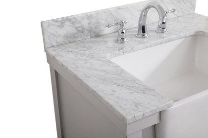 Elegant™ VF60130GR-BS Bathroom Vanity - Gray