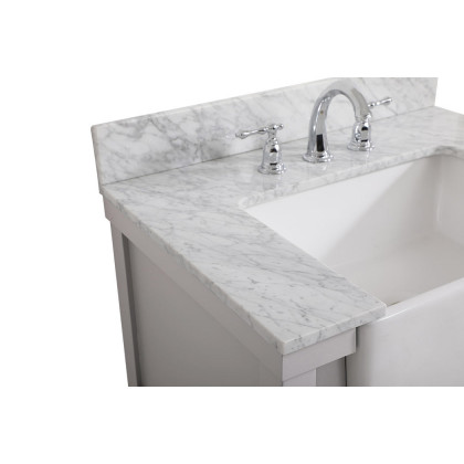 Elegant Bathroom Vanity - Gray (VF60130GR-BS)