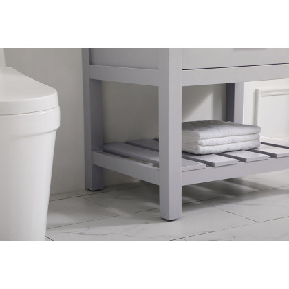 Elegant Bathroom Vanity - Gray (VF60130GR-BS)