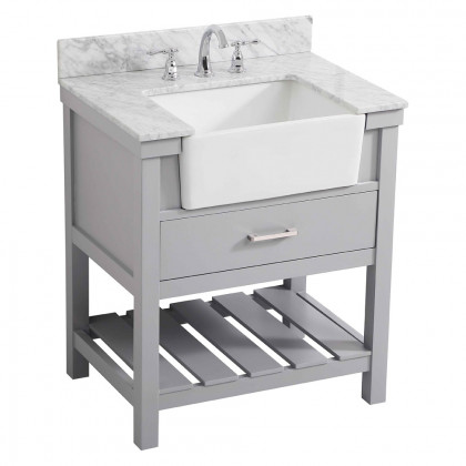 Elegant Bathroom Vanity - Gray (VF60130GR-BS)