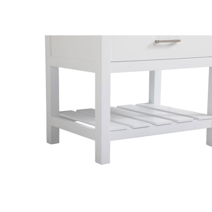 Elegant Bathroom Vanity - White (VF60130WH)