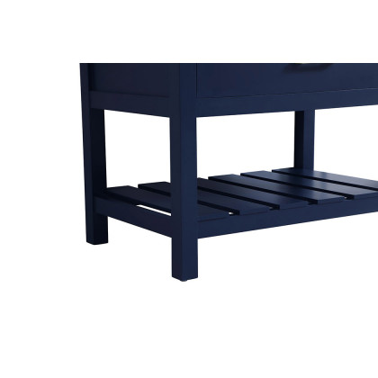 Elegant Bathroom Vanity - Blue (VF60136BL)