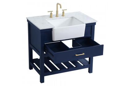Elegant™ VF60136BL Bathroom Vanity - Blue