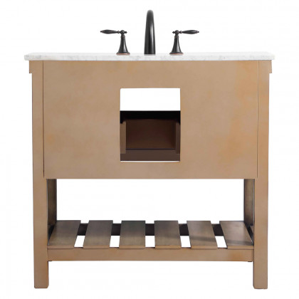 Elegant Bathroom Vanity - Driftwood (VF60136DW)