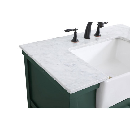 Elegant Bathroom Vanity - Green (VF60136GN)