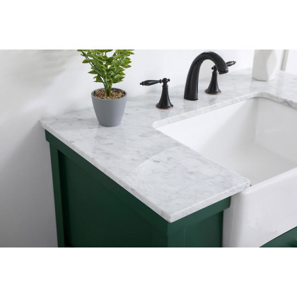 Elegant Bathroom Vanity - Green (VF60136GN)