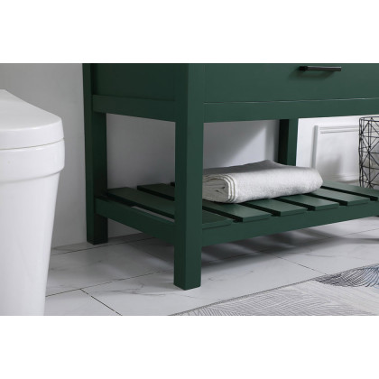 Elegant Bathroom Vanity - Green (VF60136GN)