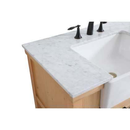 Elegant Bathroom Vanity - Natural Wood (VF60136NW)
