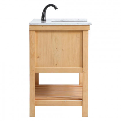 Elegant Bathroom Vanity - Natural Wood (VF60136NW)