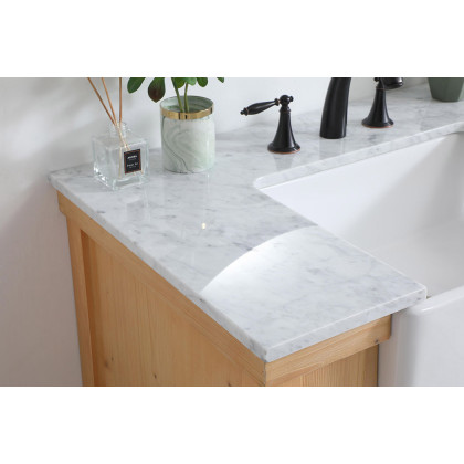 Elegant Bathroom Vanity - Natural Wood (VF60136NW)