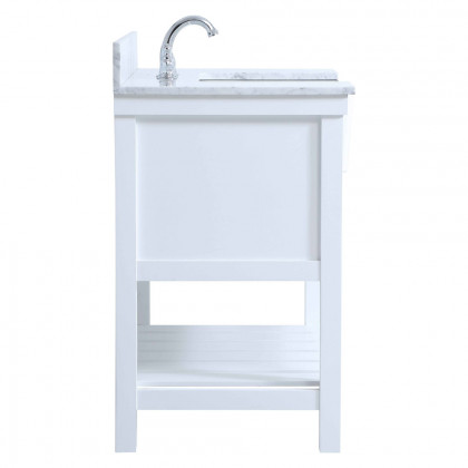 Elegant Bathroom Vanity - White (VF60136WH-BS)