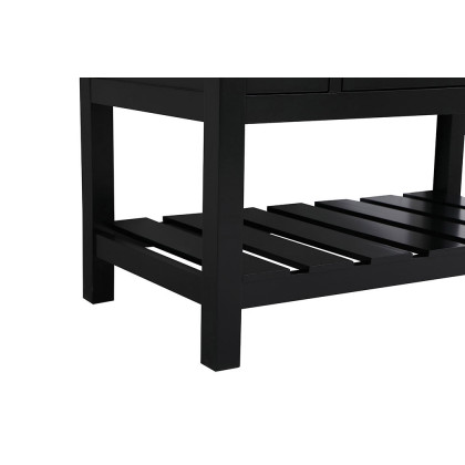 Elegant Bathroom Vanity - Black (VF60142BK)