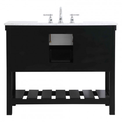 Elegant Bathroom Vanity - Black (VF60142BK)