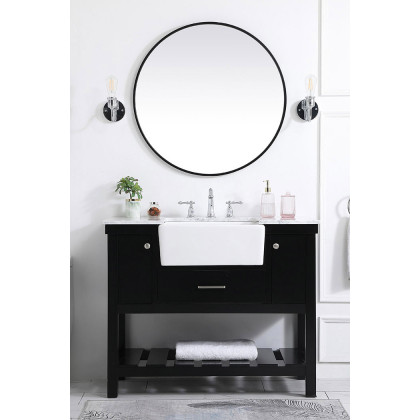 Elegant Bathroom Vanity - Black (VF60142BK)