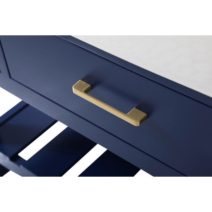 Elegant Bathroom Vanity - Blue (VF60142BL-BS)