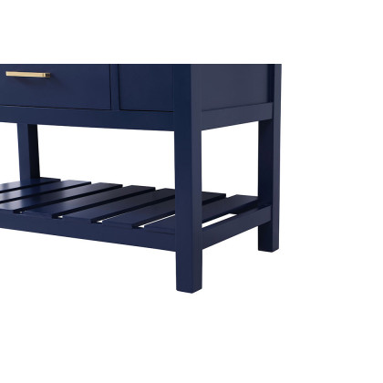 Elegant Bathroom Vanity - Blue (VF60142BL-BS)