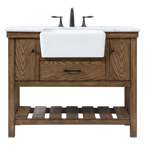 Elegant Bathroom Vanity - Driftwood (VF60142DW)
