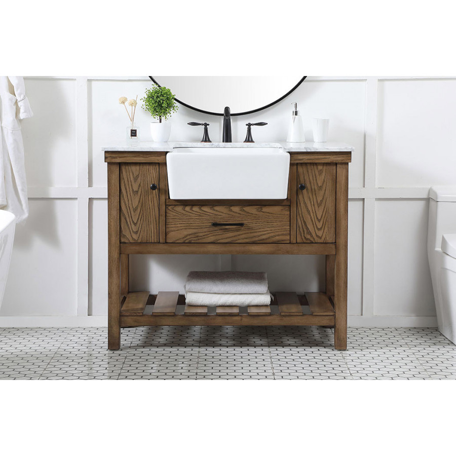 Elegant Bathroom Vanity - Driftwood (VF60142DW)