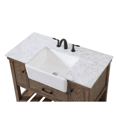 Elegant Bathroom Vanity - Driftwood (VF60142DW)