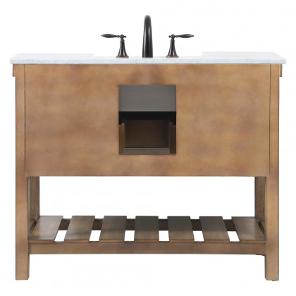 Elegant Bathroom Vanity - Driftwood (VF60142DW)