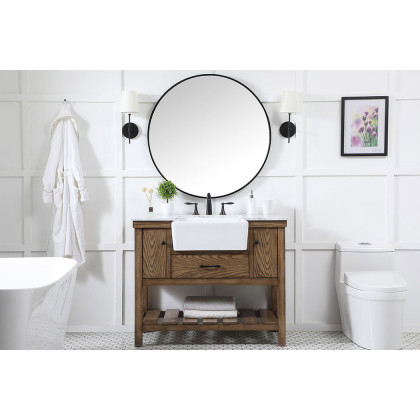 Elegant Bathroom Vanity - Driftwood (VF60142DW)